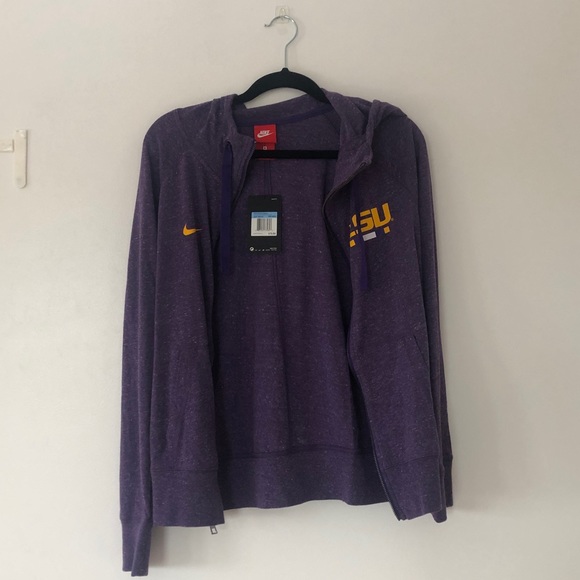 LSU Nike zip up hoodie women’s medium - Picture 1 of 5